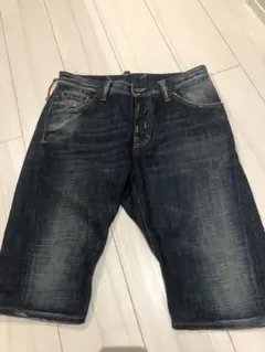 ディースクエアードデニムハーフパンツ