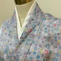 KN5736 洗える着物 小紋 身丈156.5cm ポリエステル 化繊