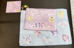 ちいかわxサンリオ　フラットポーチ2個セット