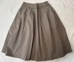 UNIQLO カーキ プリーツスカート Sサイズ