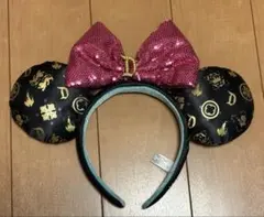 海外 ディズニー ミ二ー カチューシャ ピンクリボン