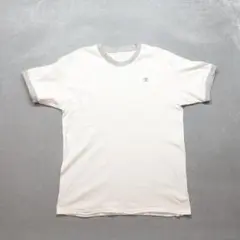 Champion A0958 リンガーTシャツ L 白 リンガーT