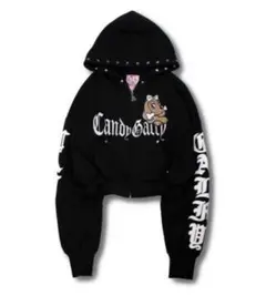 GALFY エンジェルギャルパーカー ブラック