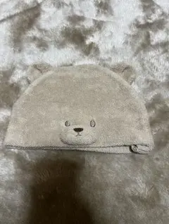 GELATO PIQUE ベビー帽子 クマデザイン ベージュ