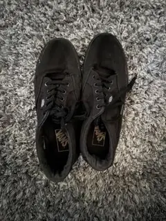 Vans ブラック スニーカー ローカット