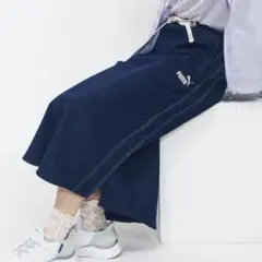 M プーマ ジャージ CORE HERITAGE デニムライク ロングスカート