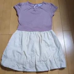 女の子　半袖ワンピース110