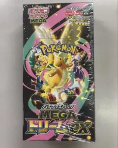 新品未開封　ポケモンカードゲーム　MEGAドリームex シュリンク付き