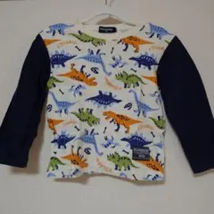klädkåp 恐竜柄 長袖カットソー 100