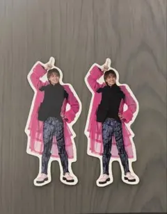 小島健 RUNWAY フレークステッカー2枚