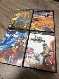 ps2 ワイルドアームズ f . 3 . 4 . 5 計4本セット
