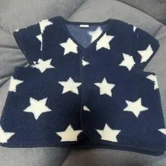 星柄スリーパー 80サイズ ネイビー