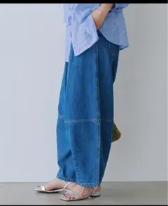 バレルデニムパンツ