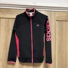 adidas climalite ジャージ ブラック/ピンク