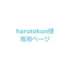 harutokun様専用ページ