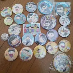 おそ松さん　缶バッジ　カラ松　一松　十四松