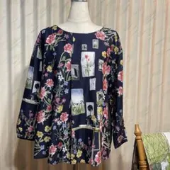 SUPER HAKKA プルオーバー　花　絵のサムネイル