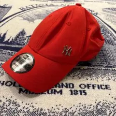 NEWERA ニューエラ 9FORTY ベースボールキャップ 刺繍ロゴ 赤のサムネイル