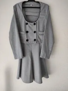 卒業式．結婚式 フォーマル グレー 150cm