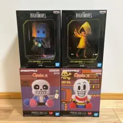 LITTLE NIGHTMARES & UNDERTALE フィギュア4体セット