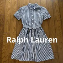【新品】Ralph Lauren定番シャツワンピース　160 レディースでも