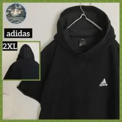 アディダス フードロゴ 3ライン 3本線 ワンポイント 半袖パーカー