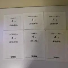 最新！原本！新品未使用！2025年サピックス 新4年3月度入室組分け　解答用紙付 24_SAPIX4_kumiwake3-768x397.jpeg