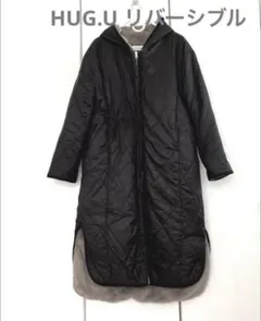 HUG.U リバーシブルロングコート