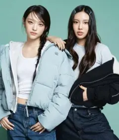 黒　xs　ショート　ボンバー　ダウン　パファー　ジャケット