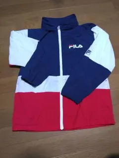 FILA フード付きジャケット ホワイト - メルカリ