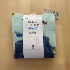 UNIQLO 長袖パジャマ 星柄 140cmエアリズムウルトラストレッチセット