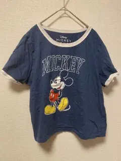 早い者勝ち✧*。ディズニー ミッキー リンガーTシャツ 古着 アメカジ XXL