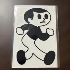 とびだし坊や　カッティングシール ブラック