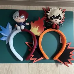 USJ キャラクターカチューシャ 轟　爆豪ヒロアカ