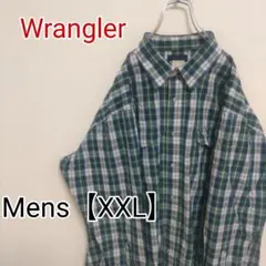 H68【US輸入】Wrangler(ラングラー)　長袖シャツ【XXL】チェック
