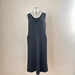 UNIQLO ユニクロ　ブラッシュド ジャージー ジャンパー スカート 黒