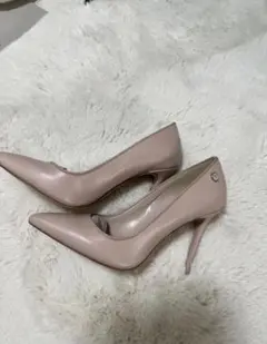 トラサルディジーンズ　ベージュピンクパンプス　37