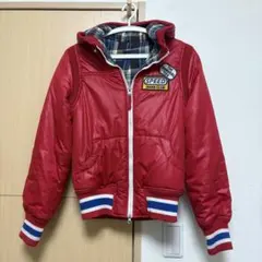 レッド フード付き ダウン コート ジャケット 平成