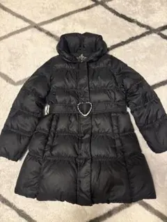 ダウンコート 130cm ブラック　女の子