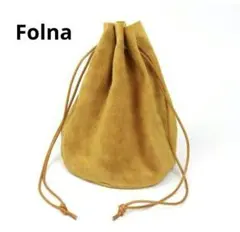 【未使用品】 Folna フォルナ 巾着ショルダーバッグ