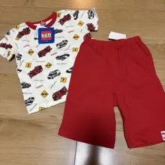 トミカ 車柄 ベビーパジャマセット 綿100