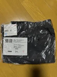 未開封　UNIQLO 感動パンツ ウールライク ダークグレー　79x71