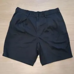 【大きいサイズ】GU メンズ ショートパンツ 黒 ウエストゴム イージーパンツのサムネイル