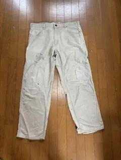 Carhartt ワークパンツ 38 X 32 ベージュ