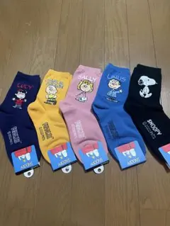 PEANUTS ピーナッツ ソックス 5足セットのサムネイル