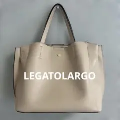 LEGATOLARGO レガートラルゴ ベージュ レザー かるいかばん