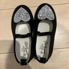 Petittan ブラック フォーマルシューズ 17.0