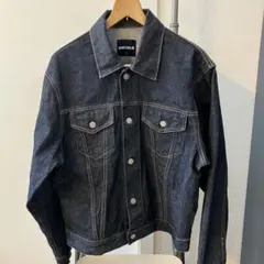 希少 濃紺【OLD UNIQLO】旧ロゴ 3rd デニムジャケット L 90s