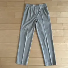 グリーングレー　テーパードパンツ　M