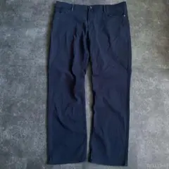 IZOD ワイドカラーデニム ビッグサイズ シルエット ネイビー系